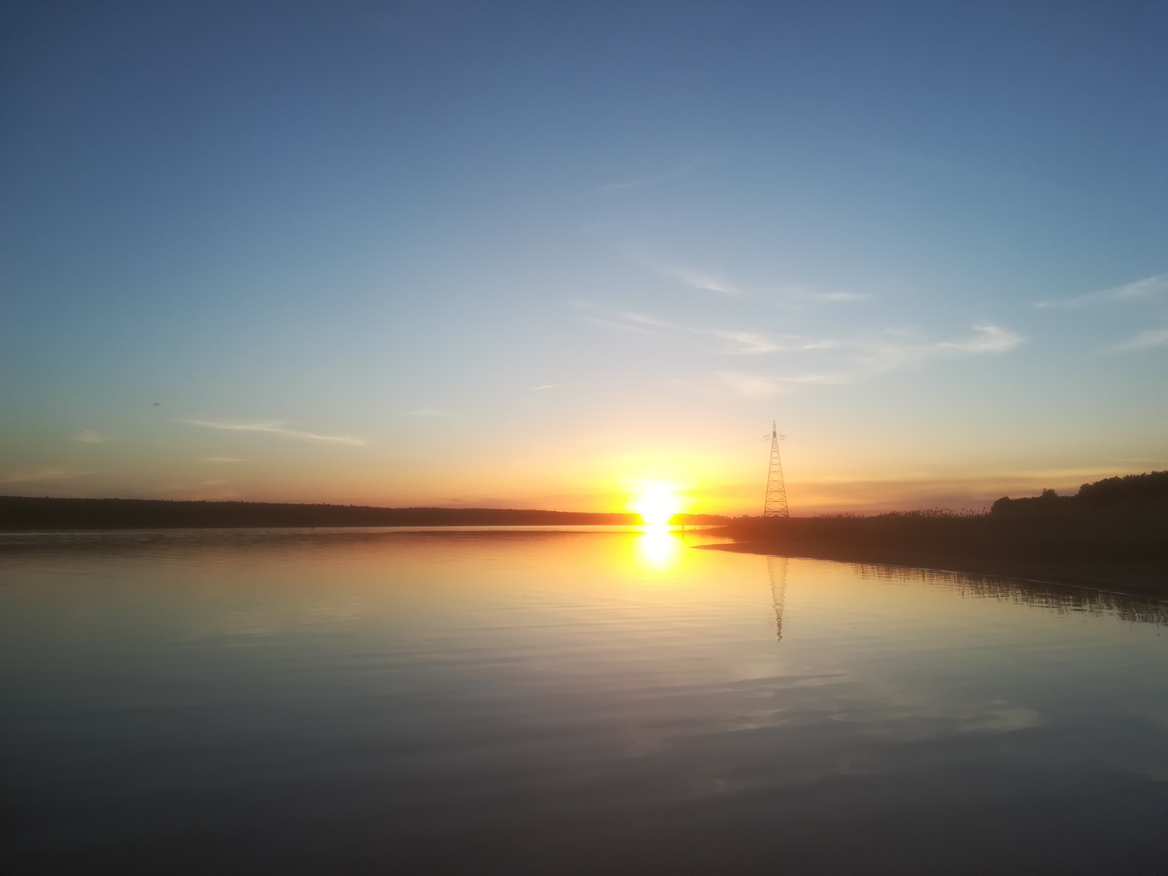 Zachód słonca w Poraju